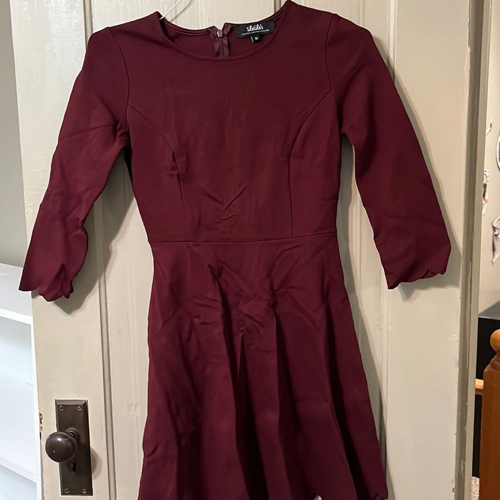 Maroon Lulu’s Skater Dress